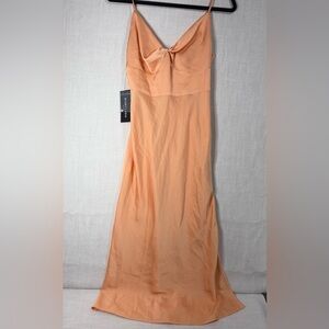 Marciano Guess Strapless Peach Maxi Dress